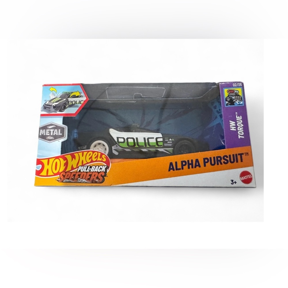 Alpha Pursuit Police Car Toy
